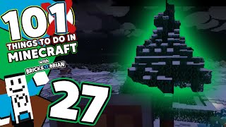 Putting Up the Christmas Tree 101 Things to do in Minecraft with Bricks O Brian [upl. by Zilber754]