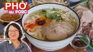 PHO au PORC🍜 Le bouillon est délicieux cette soupe pho est simple à faire avec peu dingrédients [upl. by Kenneth]