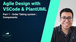 PlantUML with VS Code  creating a Components Diagram Part 1 [upl. by Ahseki]