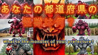 都道府県別怪獣図鑑！日本最恐モンスターを発見 Monster Encyclopedia by Prefecture Discover Japans Most Fearsome Creatures [upl. by Scherman]