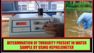 Determination of Turbidity of Water by using Nephelometer [upl. by Box]