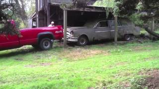 Moving Barn Find Packard Hearse sitting since 1970s [upl. by Aiekal]