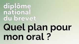 Méthodologie  construire le plan de son exposé oral DNB [upl. by Tapes178]