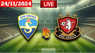 Šibenik vs HNK Gorica  HNL  Live Match Score Today Uživo 2024 [upl. by Bearce]