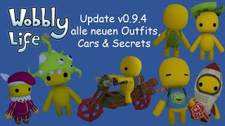 Wobbly Life Update v094 – Sewers Update  alle Secrets Outfits und Autos  BUG bei Pottery [upl. by Hedve]