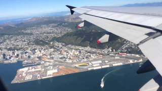 Flying over wellington [upl. by Terrye]