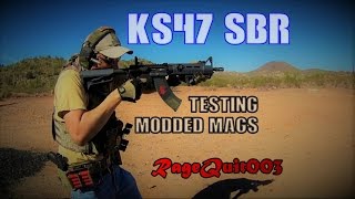 KS47 SBR  Modded Mag Testing  RageQuit003 [upl. by Lavinie]