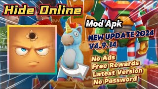 Hide Online v4914 Mod Apk Unlimited Ammo No Ads Free Rewards New Update 2024 [upl. by Southworth]