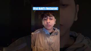 Going to Virat Kohli’s Restaurant minivlog brownkiki shorts [upl. by Ehr136]