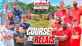 🔵⚪🔴 OLYMPIADES MANITOU  Épreuve N°1  La course de relais [upl. by Aimit369]