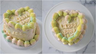 Horoscope Heart Cake  Libra Baby [upl. by Kcirddor]