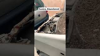 Santro Abandoned automobile abandoned santrocar modified facts shortsyoutube trending car [upl. by Baumbaugh715]