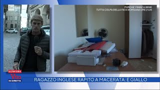 Ragazzo inglese rapito a Macerata è giallo  La vita in diretta 19102021 [upl. by Ofloda]