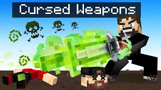 Using CURSED Weapons in Minecraft [upl. by Millham]