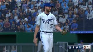 MLB The Show 24  Tampa Bay Rays vs Kansas City Royals [upl. by Akemad]