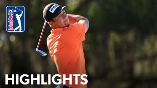 Viktor Hovland shoots 5under 67  Round 4  WGCWorkday Championship  2021 [upl. by Nylhtac]