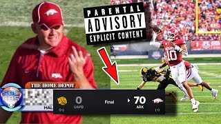 Bobby Petrino is Back Arkansas vs UAPB Reaction [upl. by Itagaki]