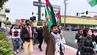 Rally in Eureka concludes with march into Old Town during Friday Night Market [upl. by Beach129]