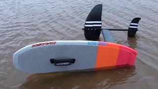 Invaderfoil Review Naish Hover 127 Foilboard [upl. by Romeu]