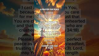 Praying for Peace Overcoming Anxiety and Depression Through God’s Word [upl. by Galliett301]