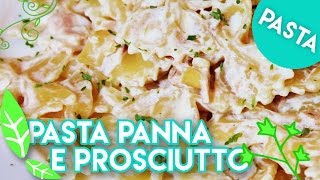 🥣PASTA PANNA amp PROSCIUTTO🥣easy pasta recipe🍝ricetteflashEp21 [upl. by Jermayne]