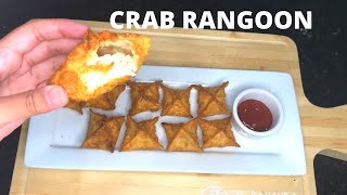 CRAB RANGOON  CREAM CHEESE WONTONS  EASY RECIPE [upl. by Adil]