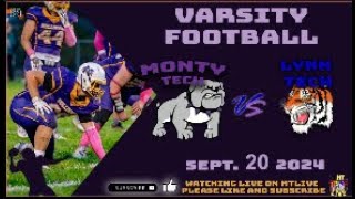 Boys Varsity Football Monty Tech VS Lynn Tech 2nd Half 9 20 2024 [upl. by Suivatra]