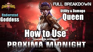 How to use Proxima Midnight Guide  Marvel Contest of Champions [upl. by Grove]