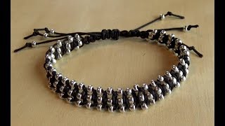 TUTO Bracelet TRES FACILE triple perles débutant [upl. by Isdnyl900]