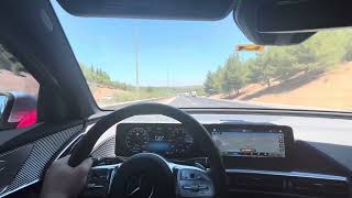 MERCEDES EQC 400 4MATIC POV DRIVE AYDINIZMIR OTOYOLU 2 [upl. by Ocirema]