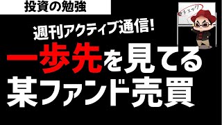 【週刊アクティブ】一歩先をみて動く某プロファンド！次の流れは何をみている？ズボラ株投資 [upl. by Virgilia]