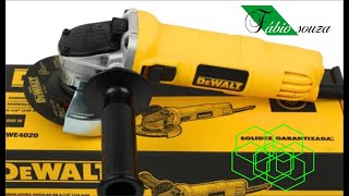 Esmerilhadeira Angular Dewalt Dwe4020 800w [upl. by Chuipek]