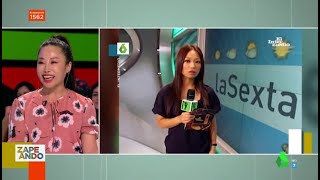 Así evitaba Usun Yoon quotla turra políticaquot de Wyoming cuando era reportera de El Intermedio [upl. by Ahsaekal]