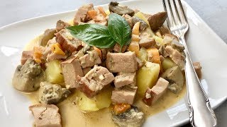 Fleischkäse Gulasch  Leberkäse Gulasch  Thermomix® TM5  TM6  Thermilicious [upl. by Neelav957]