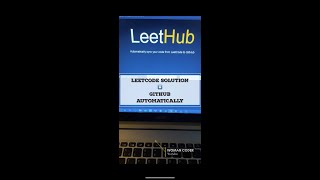 Automatically push LEETCODE solution to GITHUB in seconds  CHROME EXTENSION  FREE [upl. by Ulick848]