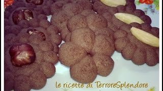 Biscotti di frolla montata al cacao con sparabiscotti [upl. by Nylireg]