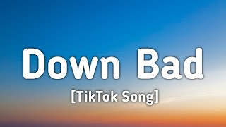 Erin Kaith  Down Bad Lyrics quotWe cant both be your typequot TikTok Song [upl. by Airtened]