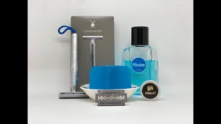 Mühle Companion and Blade WLDOHO Brush Officina Artigiana Milano Soap Franks Cube Pitralon Polar [upl. by Almeda]