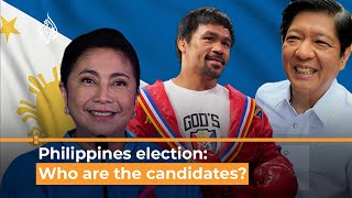 Philippines election 2022 Who are the candidates [upl. by Ramirolg998]