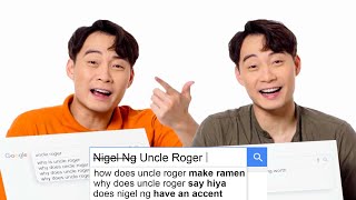 Nigel Ng amp Uncle Roger Answer the Webs Most Searched Questions  WIRED [upl. by Silverman]