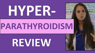 Hyperparathyroidism Nursing Symptoms Pathophysiology NCLEX  Parathyroid Hormone Gland Disorders [upl. by Godiva]