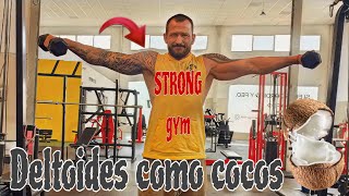 ❌ENTRENAMIENTO DELTOIDE LATERAL PARA QUE CREZCAN❌fitnessmotivacion [upl. by Nalyk]