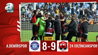 Adana Demirspor 2 6  7 2 24 Erzincanspor Ziraat Türkiye Kupası 5 Tur Maçı [upl. by Katushka631]