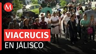 Celebran la Pasión de Cristo en Parroquia de Nuestra Señora del Sagrario en Jalisco [upl. by Ahseyt769]