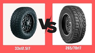 Tire Size 29565r20 vs 33x1250r20 [upl. by Eveline]