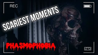 BEST SCARY MOMENTS  Phasmophobia VR [upl. by Aiuqet]