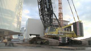 Liebherr  LR 16002 assembly of a Mixing Tower [upl. by Rosse556]