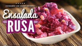 ENSALADA RUSA SALVADOREÑA  RECETA FACIL [upl. by Pontus]