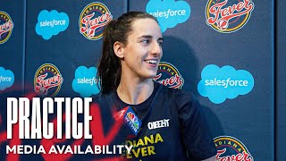 Indiana Fever Media Availability  July 30 2024 [upl. by Nimajnab]