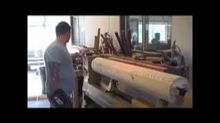 wing chun wooden dummy construction by Warrior martial art supply [upl. by Olraced]